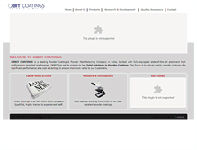 Tablet Screenshot of orbitcoatings.com